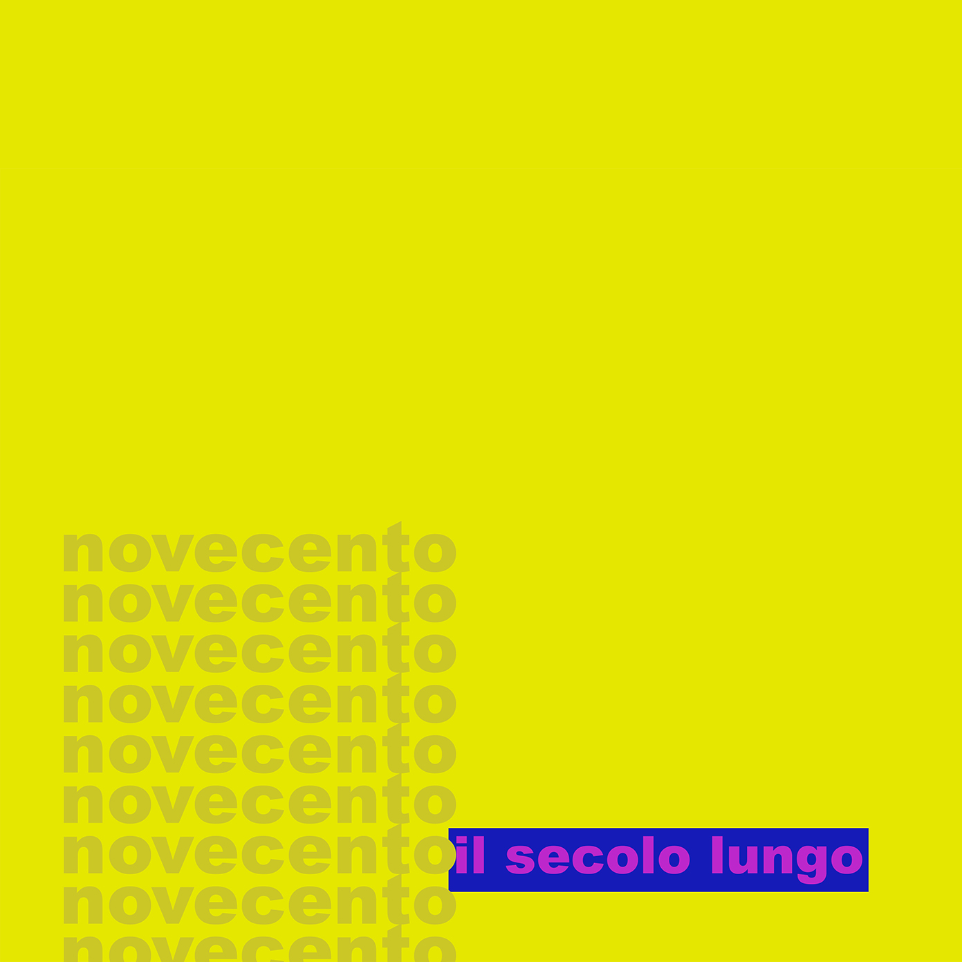 2024 Novecento-Il secolo lungo